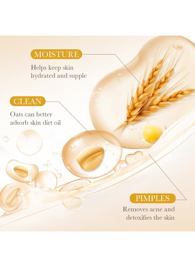 BIOAOUA Rice Raw Pulp Peel-Off Mask, Blackhead Remover Mask Peel Off Face, Mask Deep Cleansing, Shrink pores, Nourishes Deeply, Whitening to Even Out Skin Tone 50g - Image 4