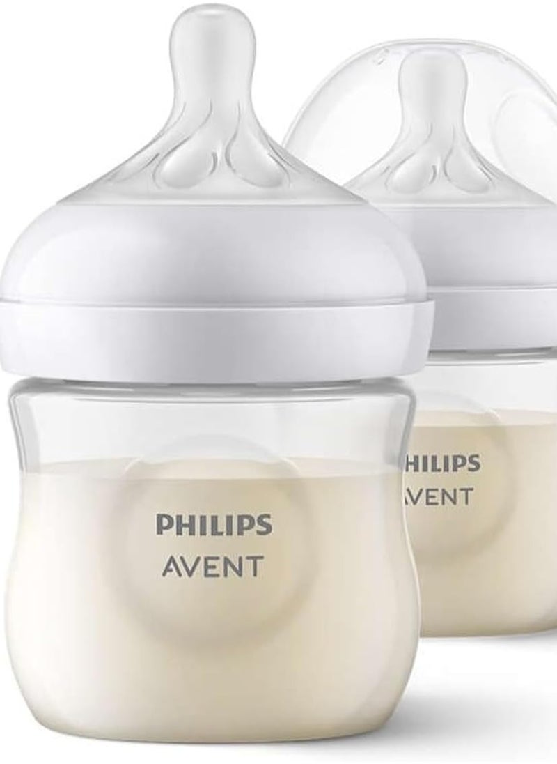 Avent Philips Avent Natural Bottle Response (0M+) 125ml- 2 Pack 