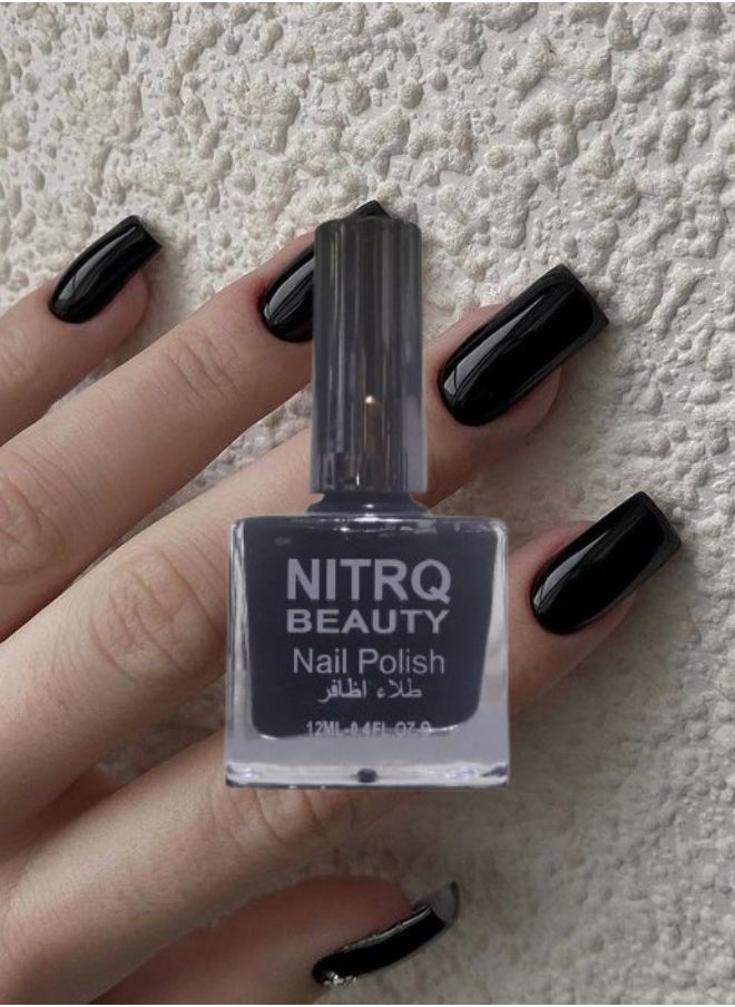 Nitrq Beauty - 10 Pieces Beauty Nail Polish Black - Image 1