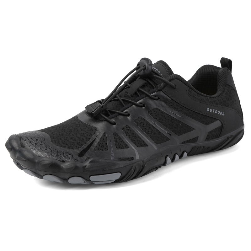 Explosions Outdoor Mountaineering Shoes Thickened Non-Slip Wear-Resistant Rock Climbing Shoes Breathable Quick-Drying Barefoot Shoes Fitness Hard-Pulling Shoes - Image 1