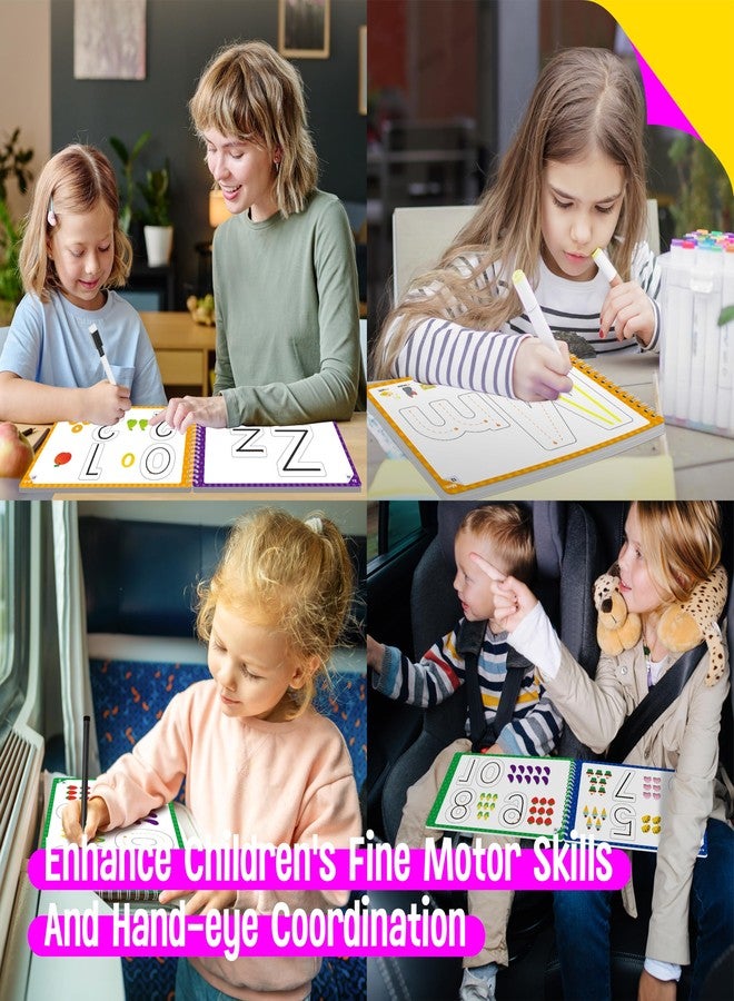 سبرايت جرو لوحة تتبع الحروف والأرقام من SpriteGru، 30 صفحة من الأبجدية و123 كتابًا بخط اليد، قابلة لإعادة الاستخدام والمسح، قلم تعليمي للتحكم في القلم، ألعاب تعليمية للأطفال الصغار المصابين بالتوحد من مونتيسوري، تعلم المهارات الحركية الدقيقة - Image 4