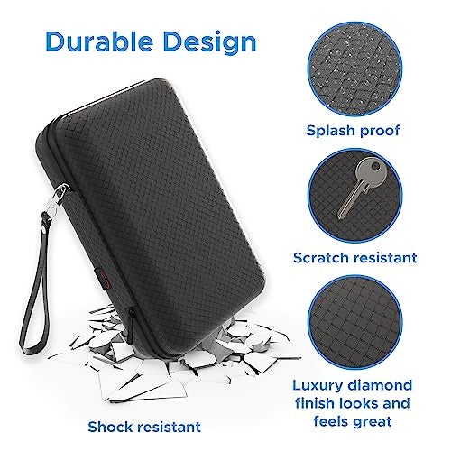 Digicharge Hard Carrying Case for 5 Inch Garmin Drive 53 52 51 Drivesmart 55 51 50 Driveassist 51 50 Driveluxe 52LMT-S 51LMT-S Zumo XT 396LMT-S 595LM 395LM Dezl OTR500 Nuvi 5'' GPS Accessory Storage - Image 5