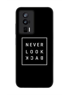 Stylizedd Rugged Black edge case for Xiaomi Poco F5 Pro 5G / Xiaomi Redmi K60 / Xiaomi Redmi K60 Pro Slim fit Soft Case Flexible Rubber Edges Anti Drop TPU Gel Thin Cover - Never look back  - Image 1