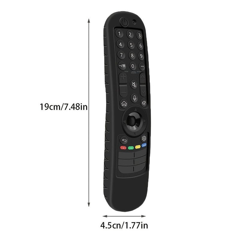 Silicone Protective Cover For LG AN MR21GA AN MR21GC MR2GA MR2GN 2021 Remote Control Shockproof Soft Comfortable Grip Protector Fluorescent Blue - Image 2