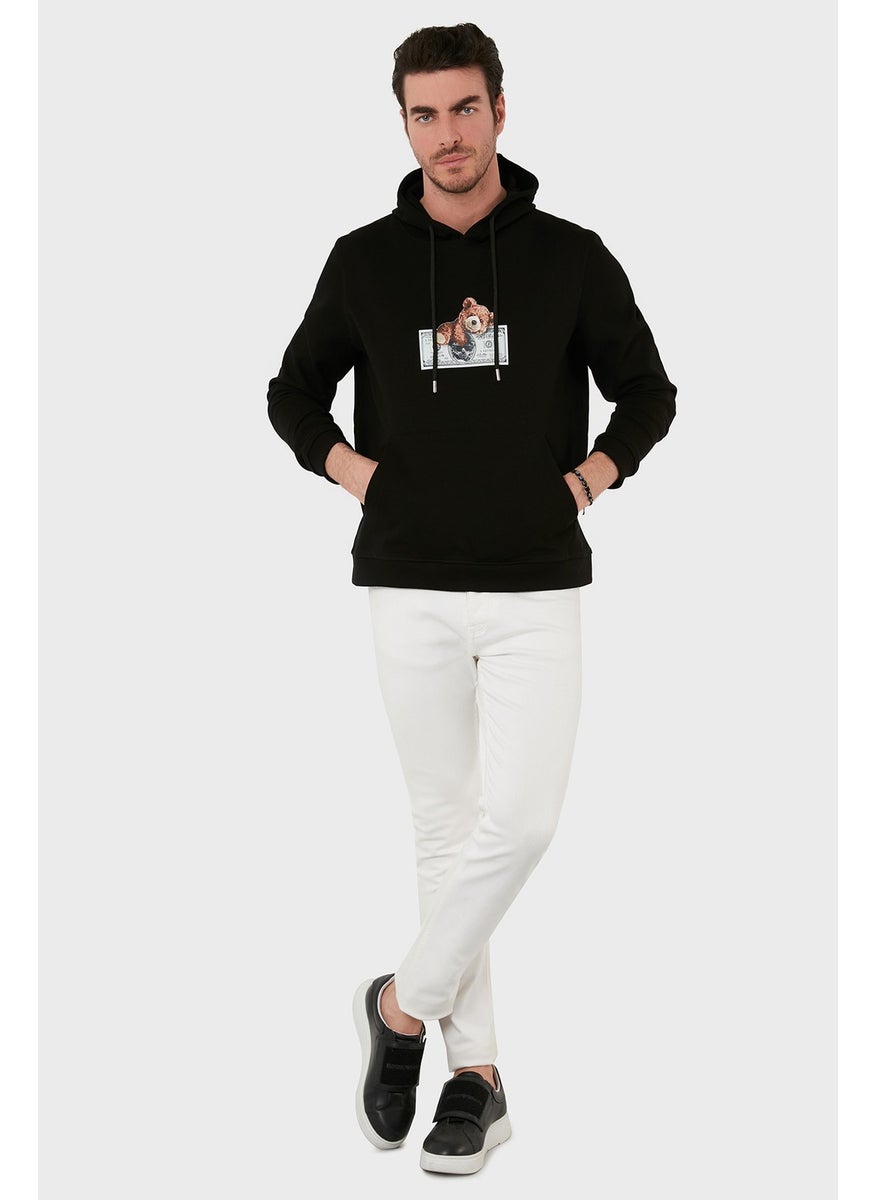 Cotton Printed Kangaroo Pocket Hooded Sweat Men's Sweat 6141004 - pzsku/ZB32932D0178712535DD6Z/45/_/1728059677/daa7736b-6b47-499a-8d61-8875a0936849