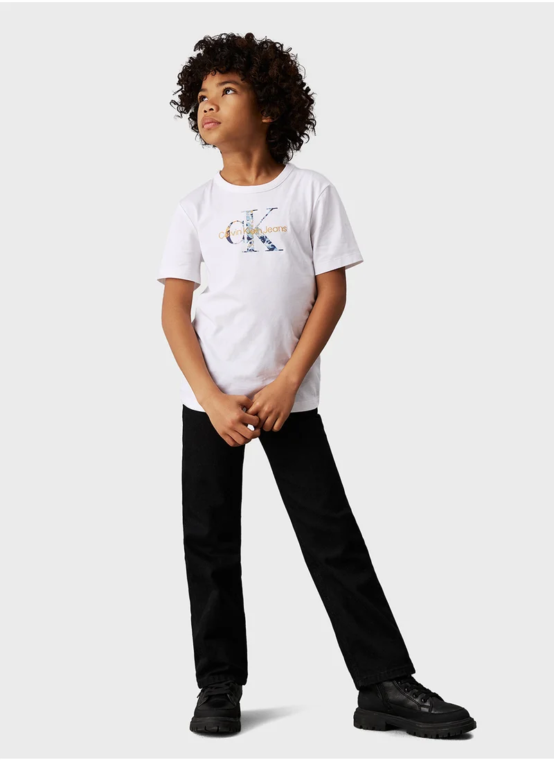 كالفن كلاين جينز Youth Logo  T-Shirt