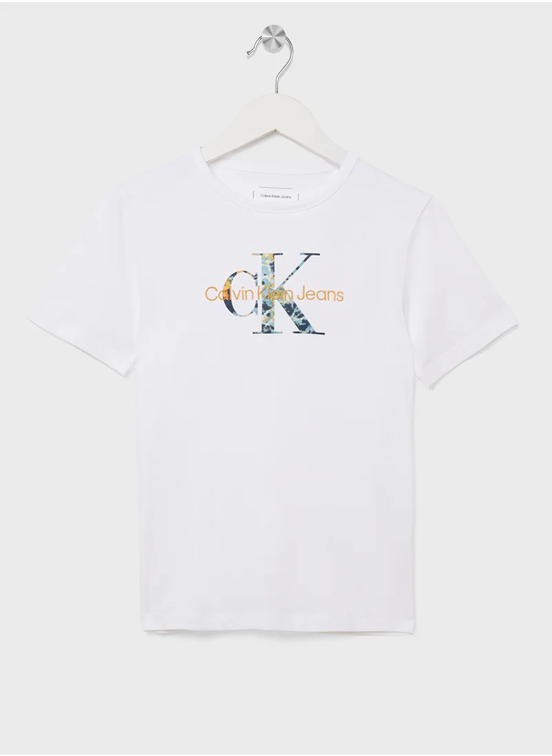 كالفن كلاين جينز Youth Logo  T-Shirt
