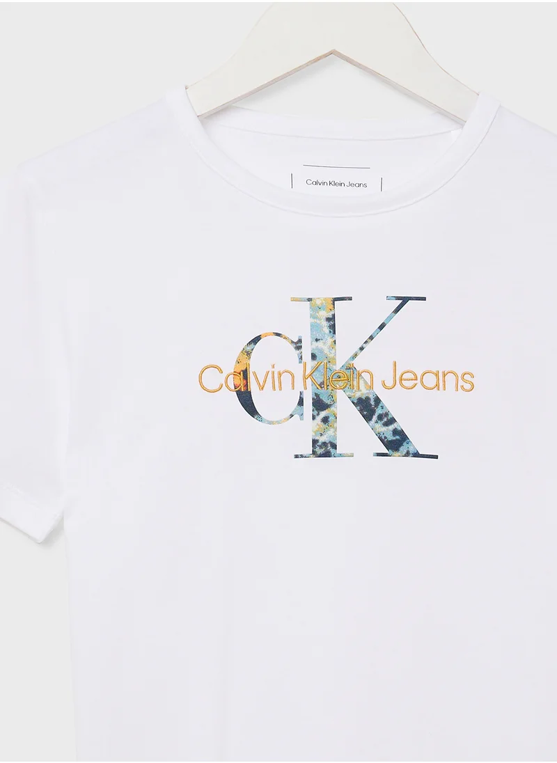 كالفن كلاين جينز Youth Logo  T-Shirt