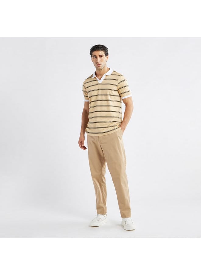 FAV Striped Polo T-shirt with Short Sleeves  - Image 2
