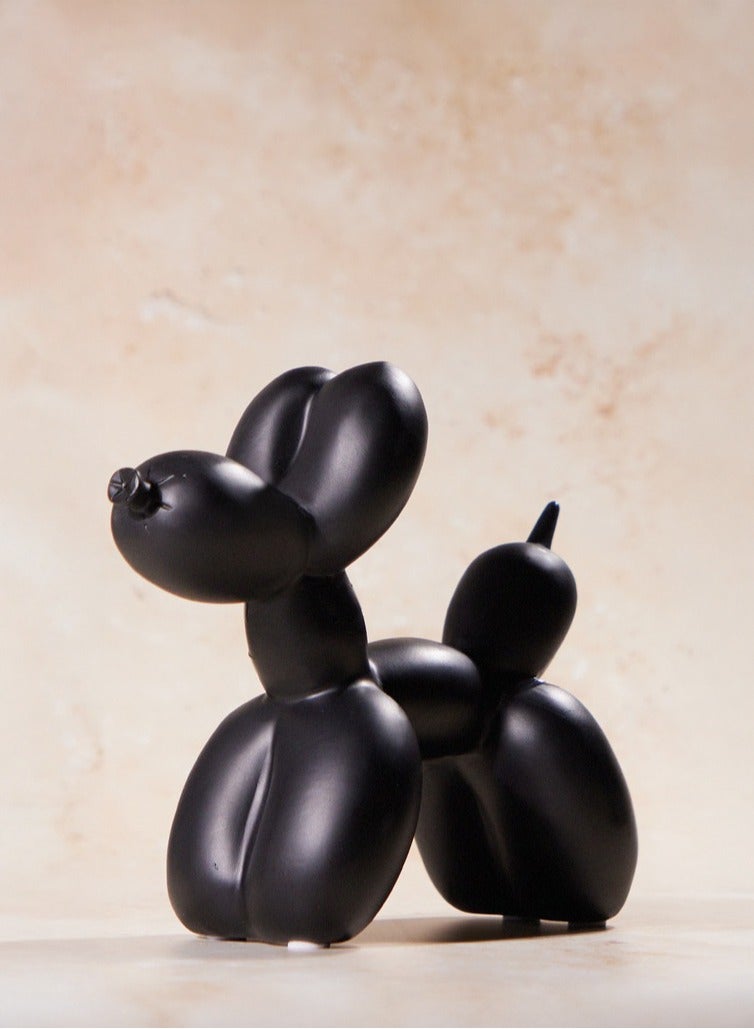 Balloon Dog Decor Statue,Animal for Shelf Preppy Room Decor,Cute Statue Home Decor, Bedroom Modern Sculpture Desk, Decorations Figurines  - Image 2