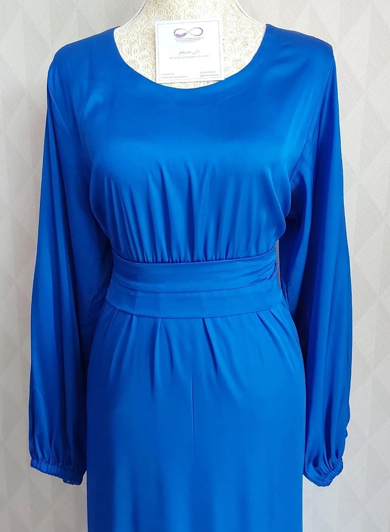 ALREESH ALBANAFSAJI DRESS blue