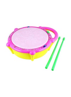 NIBEMINENT Battery Operated Musical Flash Drum  - Image 1