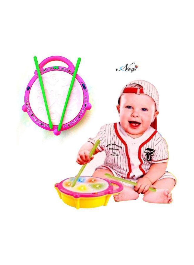 NIBEMINENT Battery Operated Musical Flash Drum - Image 5