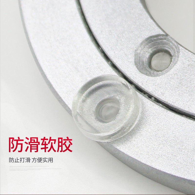 Supply Aluminum Alloy Turntable Display Rack Furniture Special Turntable Table Table Rotating Bearing Glass Rotating Base - Image 4