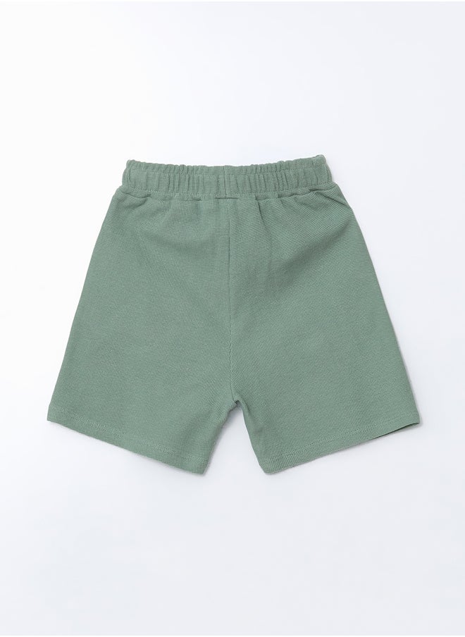 Elasticated Waist Printed Boy Shorts Summer