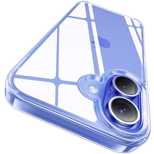 CASEKOO for iPhone 16 Plus Case Crystal Clear, [12FT Military-Grade Protection][Never Yellow Technology] Transparent Slim Cover Women Men for iPhone 16 Plus Phone Case 6.7 inch, Clear - Image 1