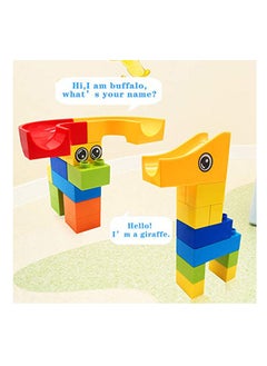 NIBEMINENT 52-Piece Marble Run Building Block Toy 3+ Years  - Image 2