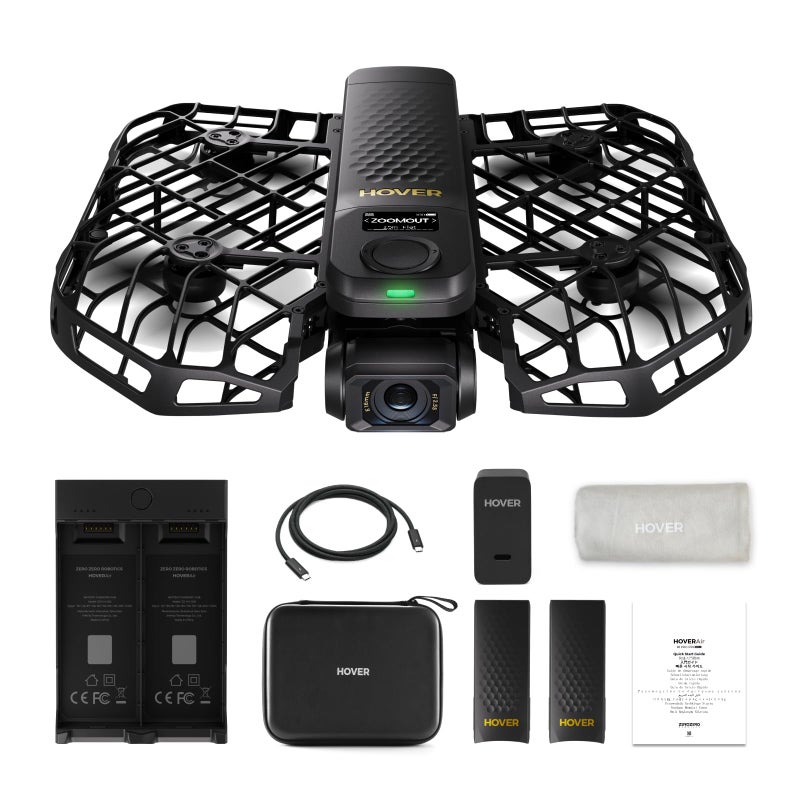 HOVERAir X1 PROMAX 8K Drone with Camera Foldable Action Flying Camera with 42 KMH Follow Speed 10 Fully Automatic Flight Modes Fly Anywhere with OmniTerrain SmoothCapture 20Basic Combo - Image 2