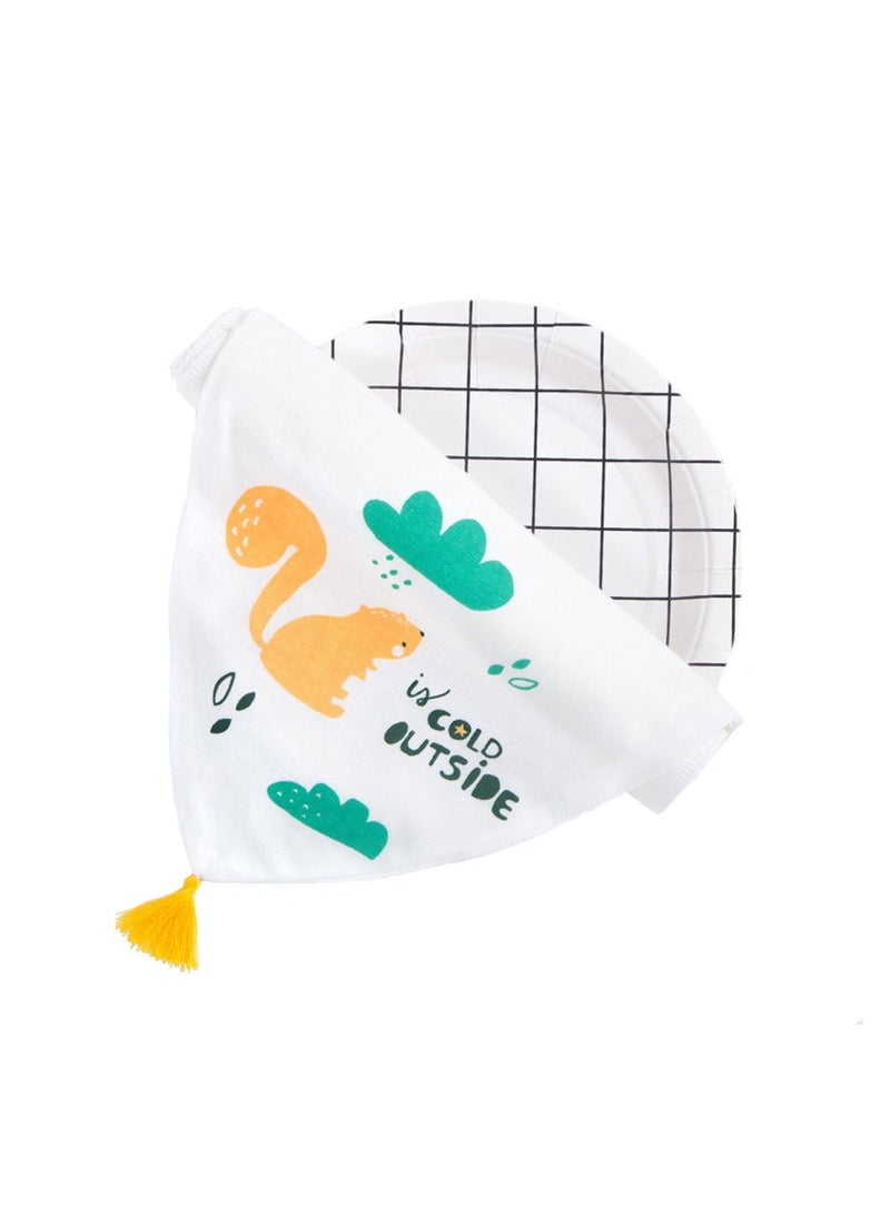 Muslin Tree Baby Four-Layer Sweat-Absorbent Cotton Towel  - Image 1