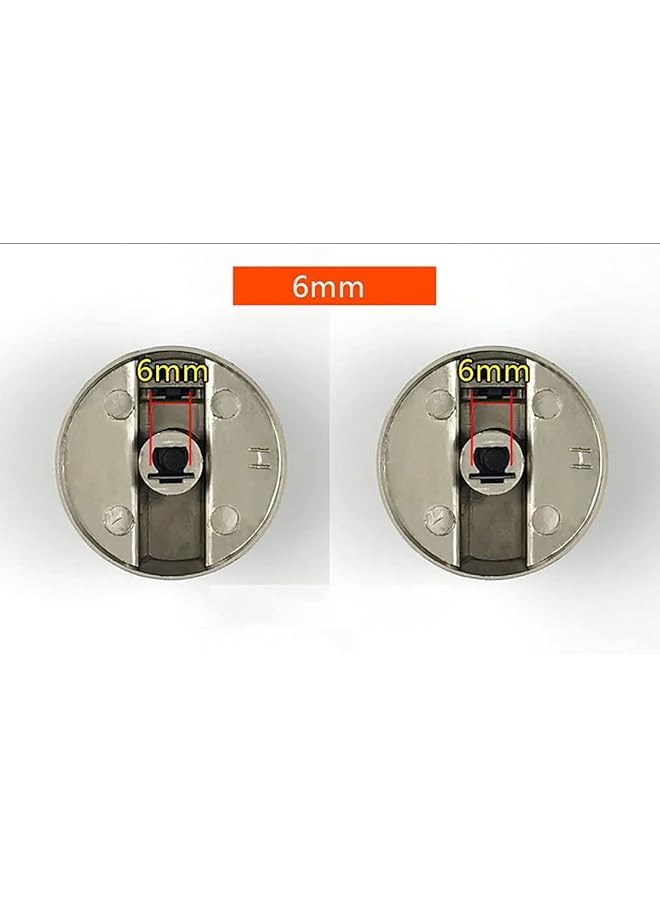 erorex 4 Pcs Gas Stove Knob Round Gas Stove Knob Stainless Steel Oven Knob 6Mm Gas Stove Knob Safe And Durable Easy To Use Fits 6Mm Shaft Can Be Used For Gas Stove Oven Microwave - Image 3