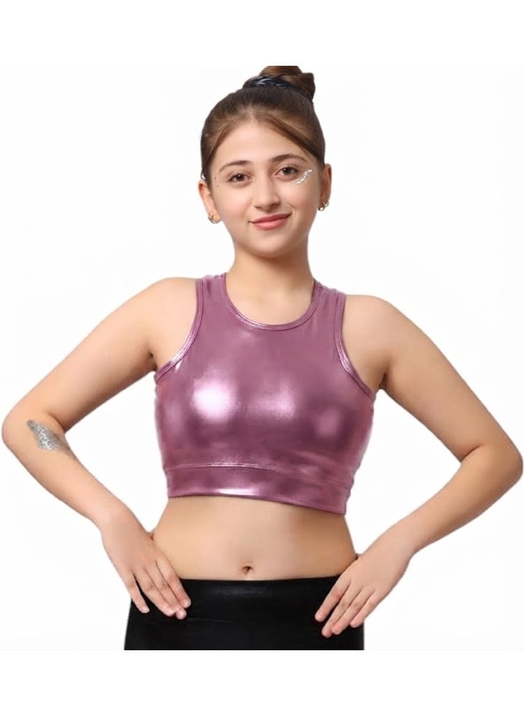 Girls Disco Crop Top