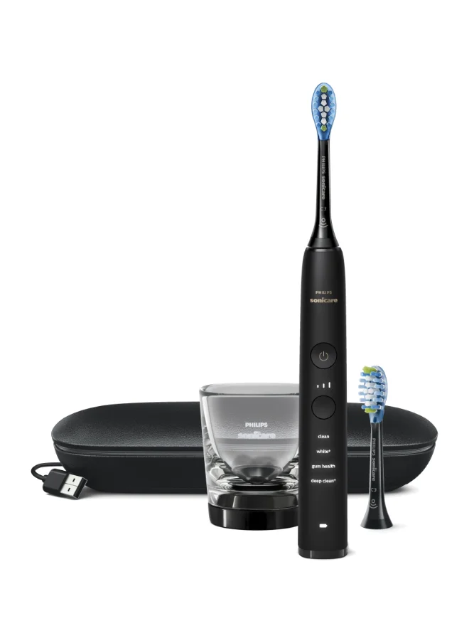 PHILIPS SONICARE Diamond Clean Smart Black HX9913/18, Certified UAE 3 Pin