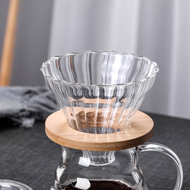 Standard Glass Coffee Carafe 600ml with Dripper Filter for Home Office - Image 5