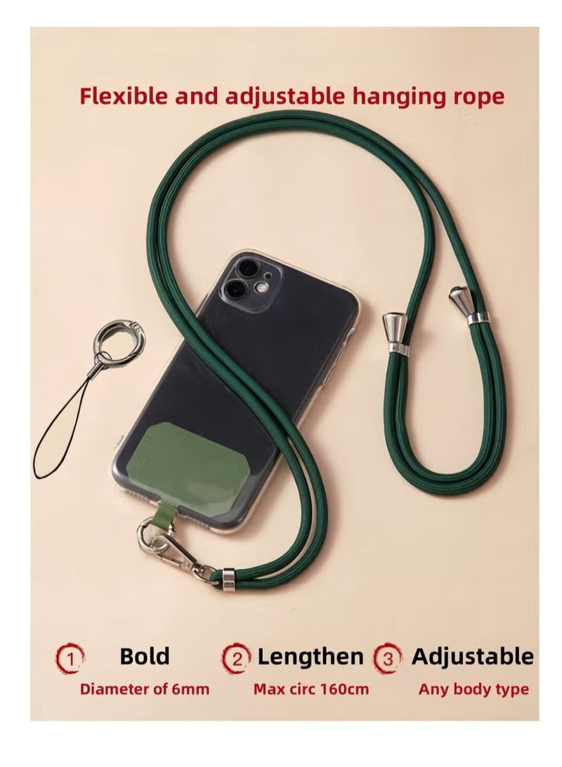 3 PCS Phone Lanyard, Universal Crossbody Cell Phone Lanyards, Multifunctional Nylon Patch Adjustable Shoulder Neck Strap Compatible with Most Smartphones - Image 2