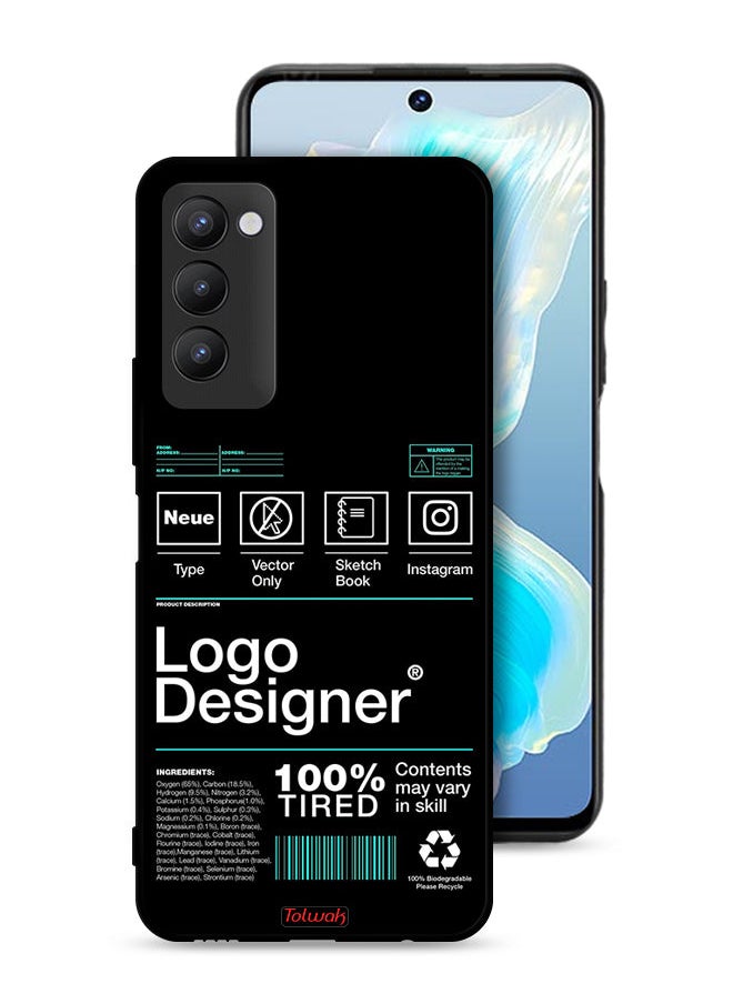 Tolwak Tecno Camon 18 Protective Case Cover Logo Designer Sticker  - Image 1