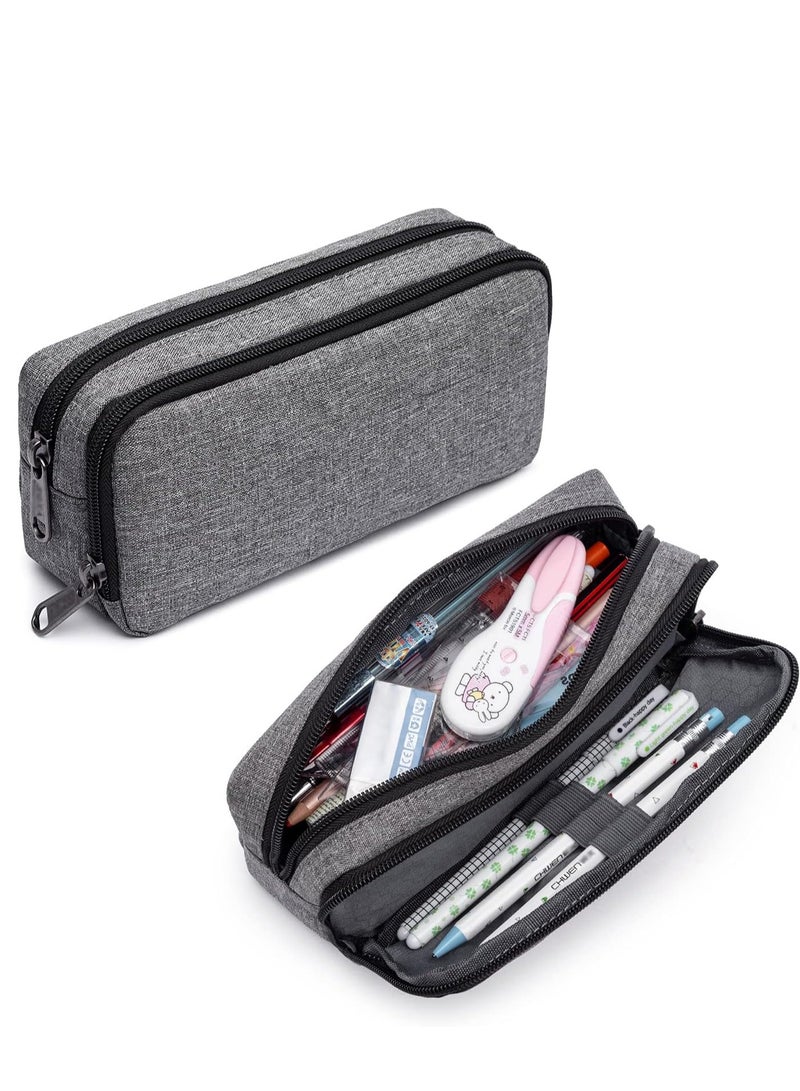 Premium Multipurpose Pencil Case – Large Capacity, Durable Fabric, Zipper Closure | Perfect for School, Office & Ramadan Gifting(7.9"x3.54"x4.33") - Image 1