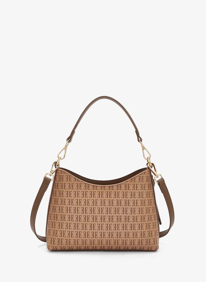 ELLE Floral Print Shoulder Bag With Detachable Strap - Image 5