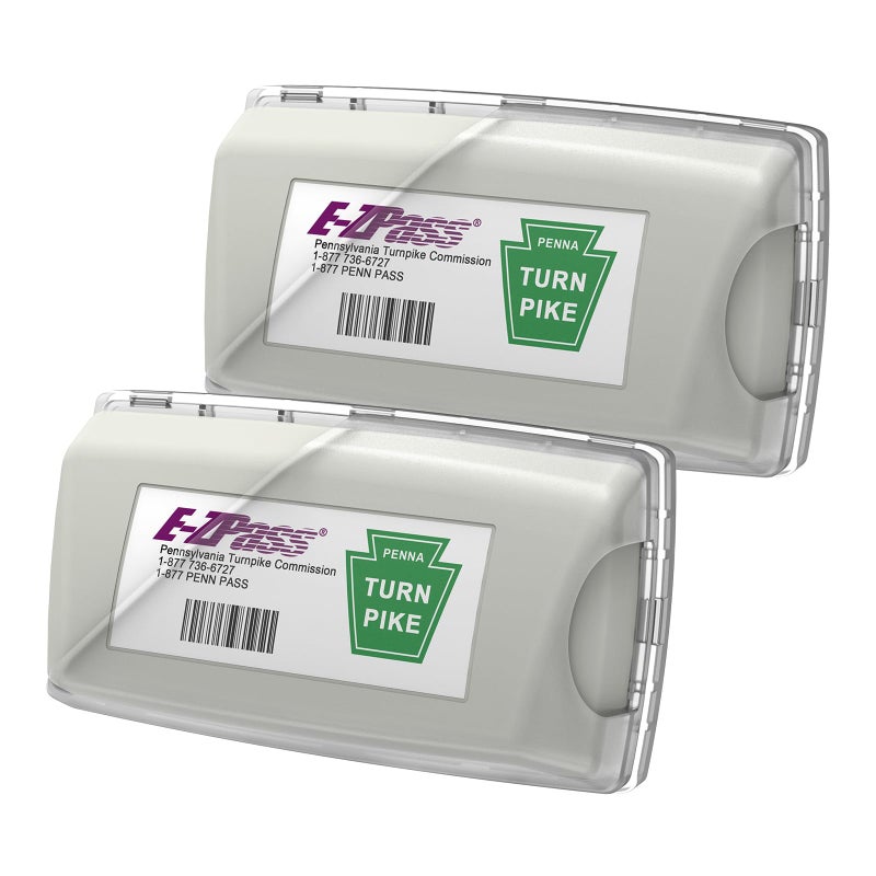 حامل EZ Pass من Zeyitian عبوة 2 مع أكواب شفط قوية للغاية لحامل EZ Pass على الزجاج الأمامي