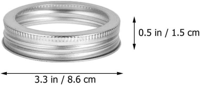 DOITOOL 10 Sets 86mm Wide Mouth Mason Jar Replacement Lids with Date Marker, Airtight Tinplate Sealing Covers for Canning and Food Storage - Image 4
