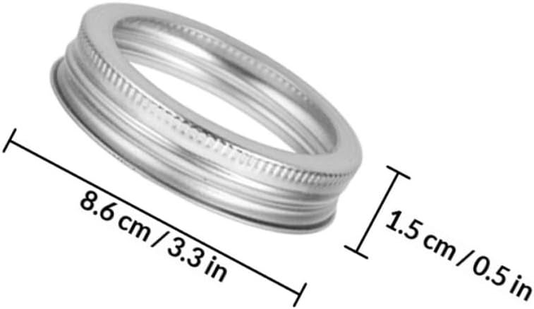 DOITOOL 10 Sets 86mm Wide Mouth Mason Jar Replacement Lids with Date Marker, Airtight Tinplate Sealing Covers for Canning and Food Storage - Image 2