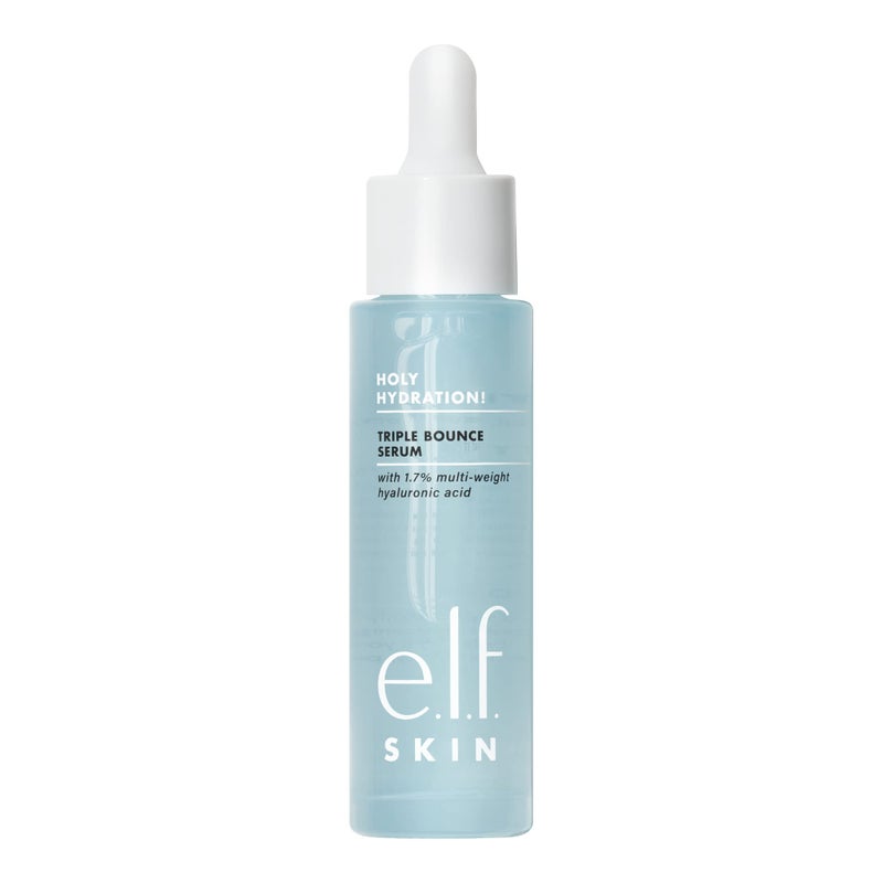 elf e.l.f. SKIN Holy Hydration! Triple Bounce Serum, 1.7% Hyaluronic Acid Serum For Plump, Bouncy Skin, Moisturizing & Hydrating, Vegan & Cruelty-Free - Image 1