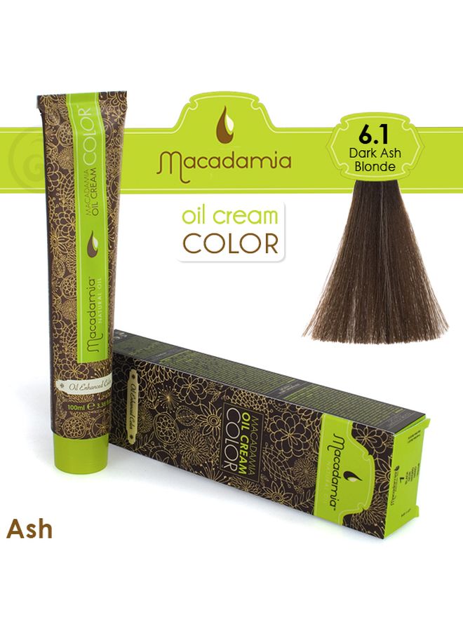Macadamia Oil Cream Hair Color Dark Ash Blonde 100ml - Image 4