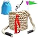 Niantime 25Ft Tug of War Rope for Kids and Adults Natural Cotton Tug of War Rope Tug of War Rope for Family Reunion Party Games Summer Campe Camping Games Outdoor Games Team Building - Image 3
