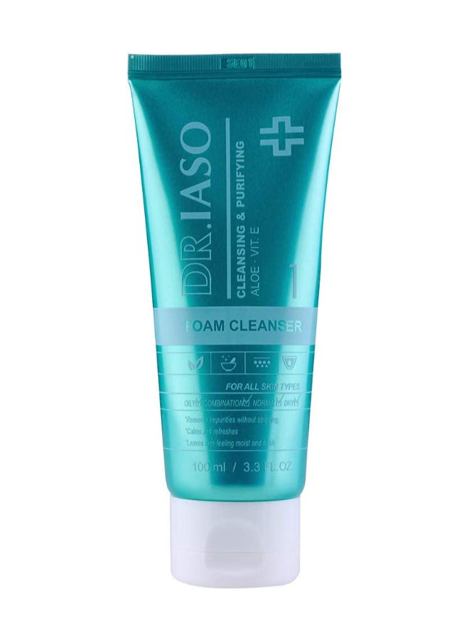 iaso DR. IASO Foam Cleanser 3.30oz | Cleansing foam |Skin Texture Boosting | cleanser for face - Image 1