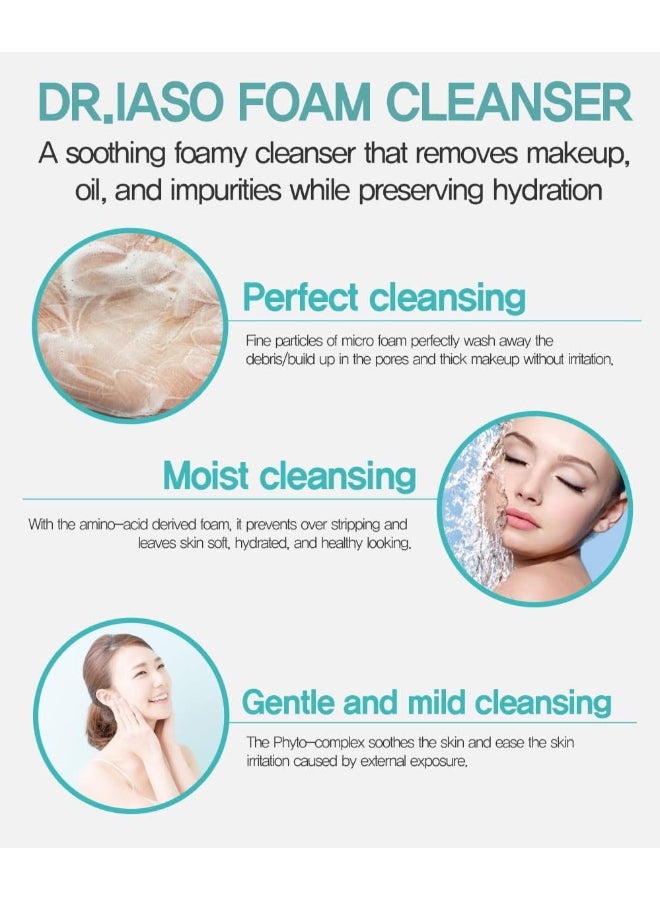 iaso DR. IASO Foam Cleanser 3.30oz | Cleansing foam |Skin Texture Boosting | cleanser for face - Image 3
