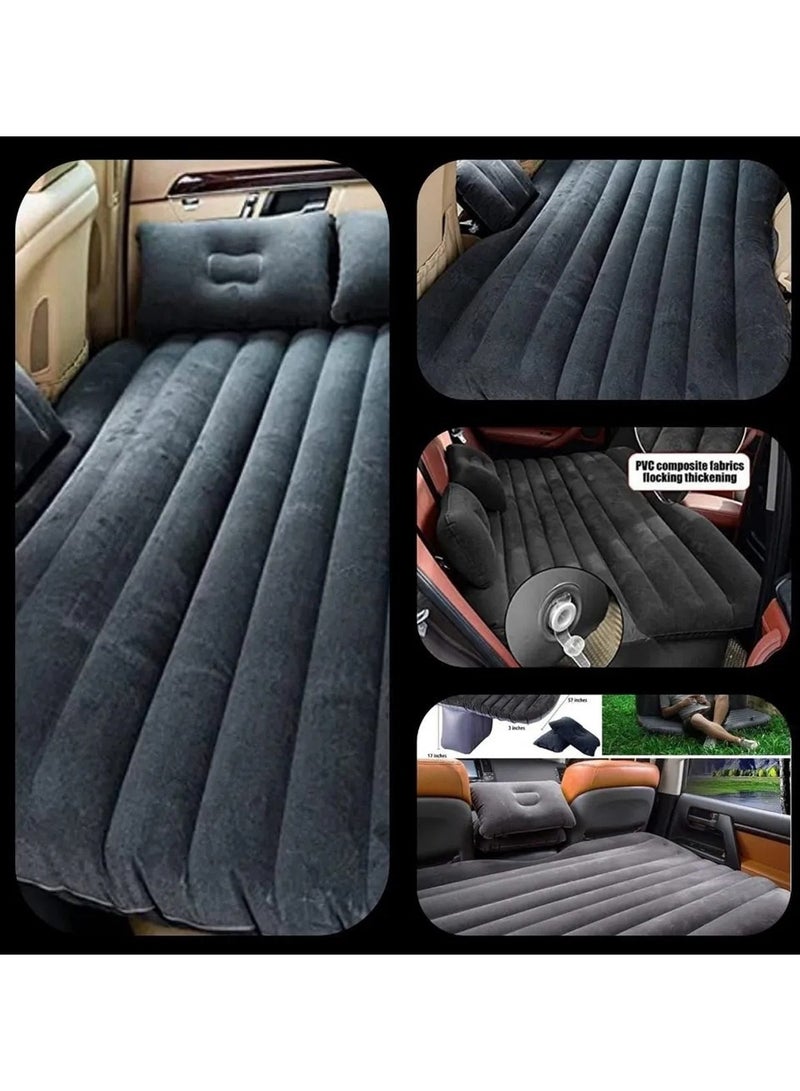 Multi Purpose Inflatable Car Air Bed Mattress for SUV MPV and Car Portable Travel Sleeping Bed with Pump Durable & Comfortable for Camping Road Trips and Outdoor Adventures - Image 3