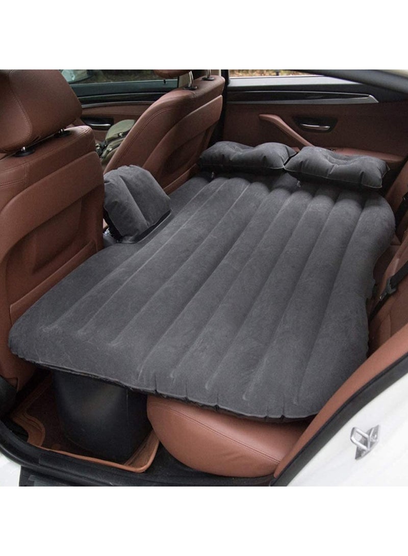 Multi Purpose Inflatable Car Air Bed Mattress for SUV MPV and Car Portable Travel Sleeping Bed with Pump Durable & Comfortable for Camping Road Trips and Outdoor Adventures - Image 1