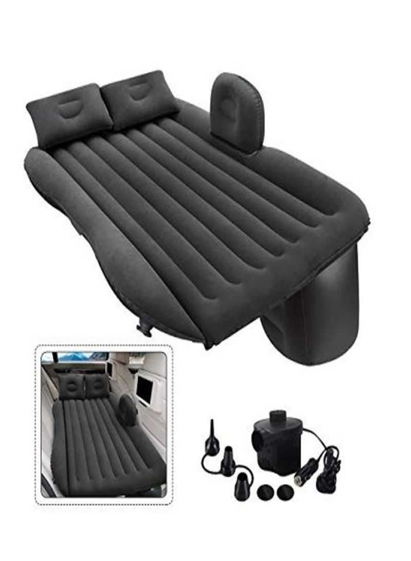 Multi Purpose Inflatable Car Air Bed Mattress for SUV MPV and Car Portable Travel Sleeping Bed with Pump Durable & Comfortable for Camping Road Trips and Outdoor Adventures - Image 2