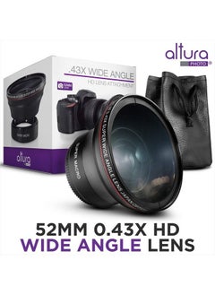 Altura Photo 52MM 0.43x Altura Photo Professional HD Wide Angle Lens (w/Macro Portion) for Nikon D7100 D7000 D5500 D5300 D5200 D5100 D3300 D3200 D3100 D3000 DSLR Cameras  - Image 4