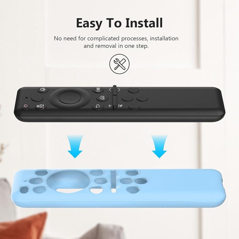 White Silicone Remote Control Cover Full Body Protection for BN5901432A BN5901480L Shock Absorption - Image 5