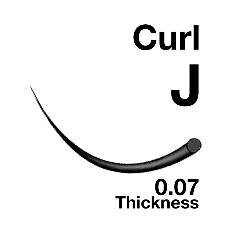 EMILYSTORES Lash Extensions 0.07mm Thickness J Curl Length 8mm Natural Looking Easy Fan Eye Lashes For Eyelash Extensions(0.07,J,8mm) - Image 2