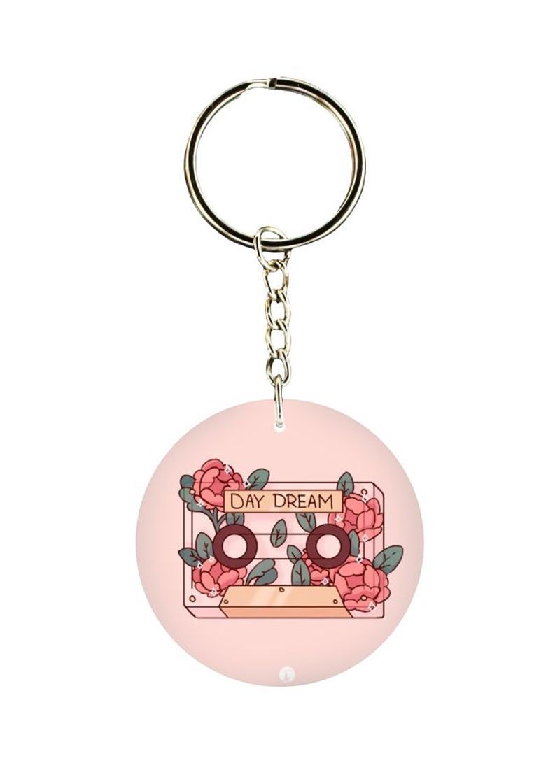 Double Sided Day Dream Printed Keychain