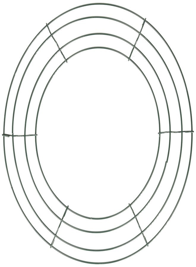 Panacea Wire, 12 Inch, Green Wreath Frame, 1 Foot (Pack of 1) - Image 2