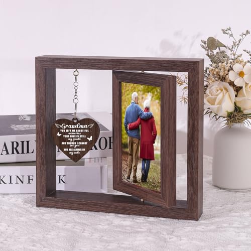 Boiveco Memorial Gifts for Loss of Grandma, Sympathy Gift for Loss of Grandma Memorial Picture Frame, In Memory of Grandma Grief Remembrance Bereavement Gifts for Loss of Grandma, Display Two 4x6 Photos - Image 3