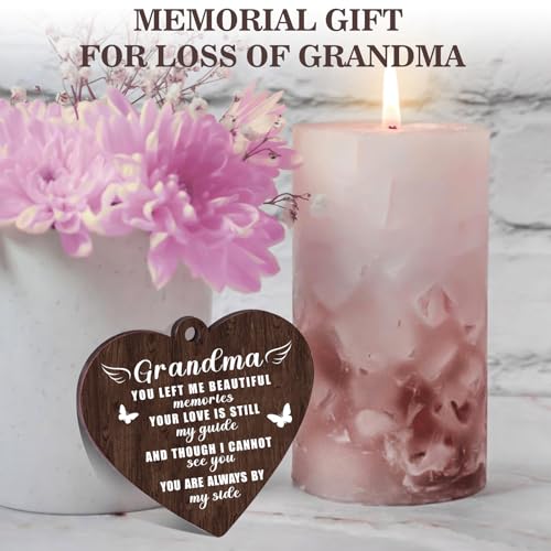 Boiveco Memorial Gifts for Loss of Grandma, Sympathy Gift for Loss of Grandma Memorial Picture Frame, In Memory of Grandma Grief Remembrance Bereavement Gifts for Loss of Grandma, Display Two 4x6 Photos - Image 2