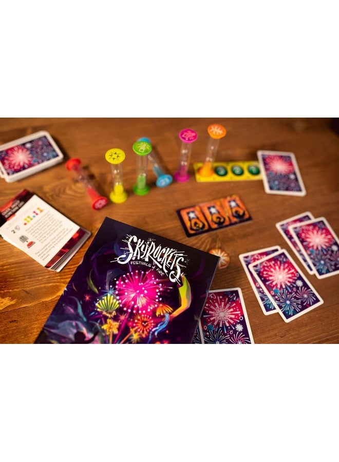 Floodgate Games Floodgate Games Skyrockets Festivals of Fire Party Game - Card Game - English Version  - Image 4